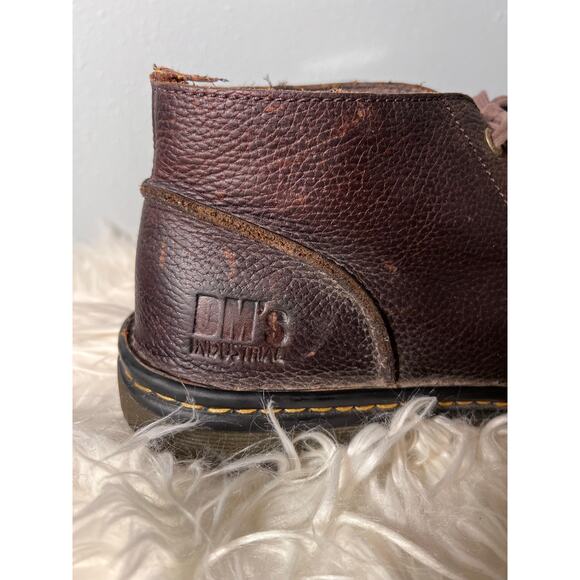 Dr Martens Industrial Brown Sussex Leather Chukka Ankle Boots Size 11 Mens 12W